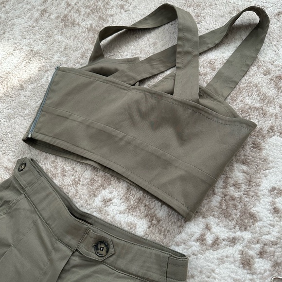 VAKKO green tank and pants set - Picture 5 of 10